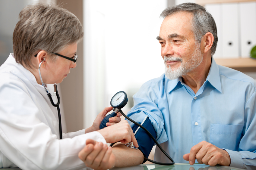 Older Man With High Blood Pressure